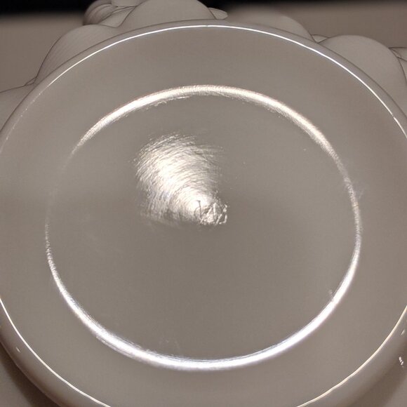 Westmoreland Milk Glass Basket with Grape Motif - Picture 6 of 6